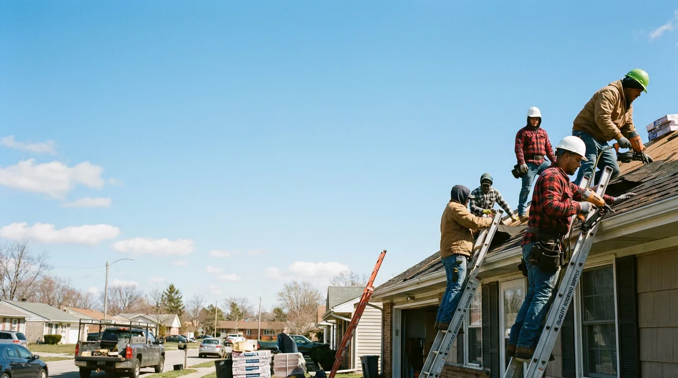 Roofing in Sublette, IL near me